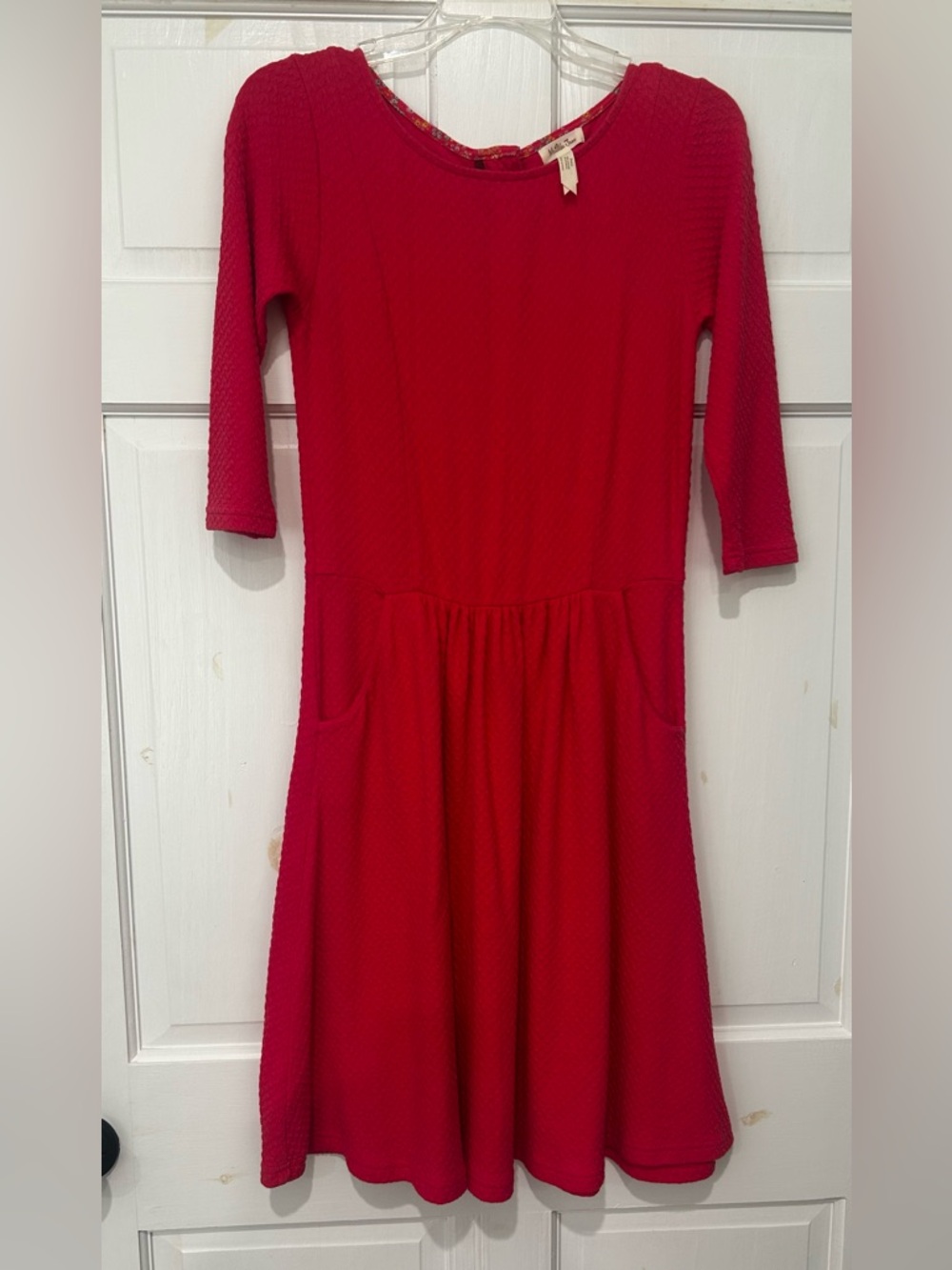 Matilda Jane Pink Knit Pocket Dress
